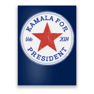 Vote 2024 Kamala For President Sneaker Logo Poster