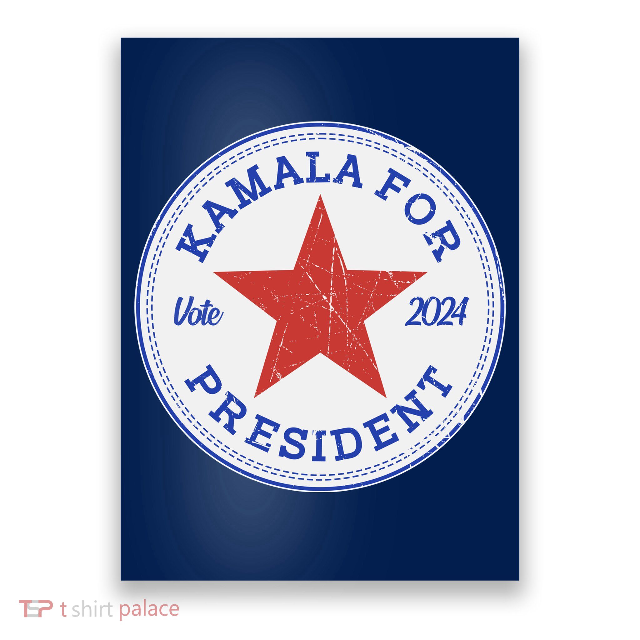 Vote 2024 Kamala For President Sneaker Logo Poster