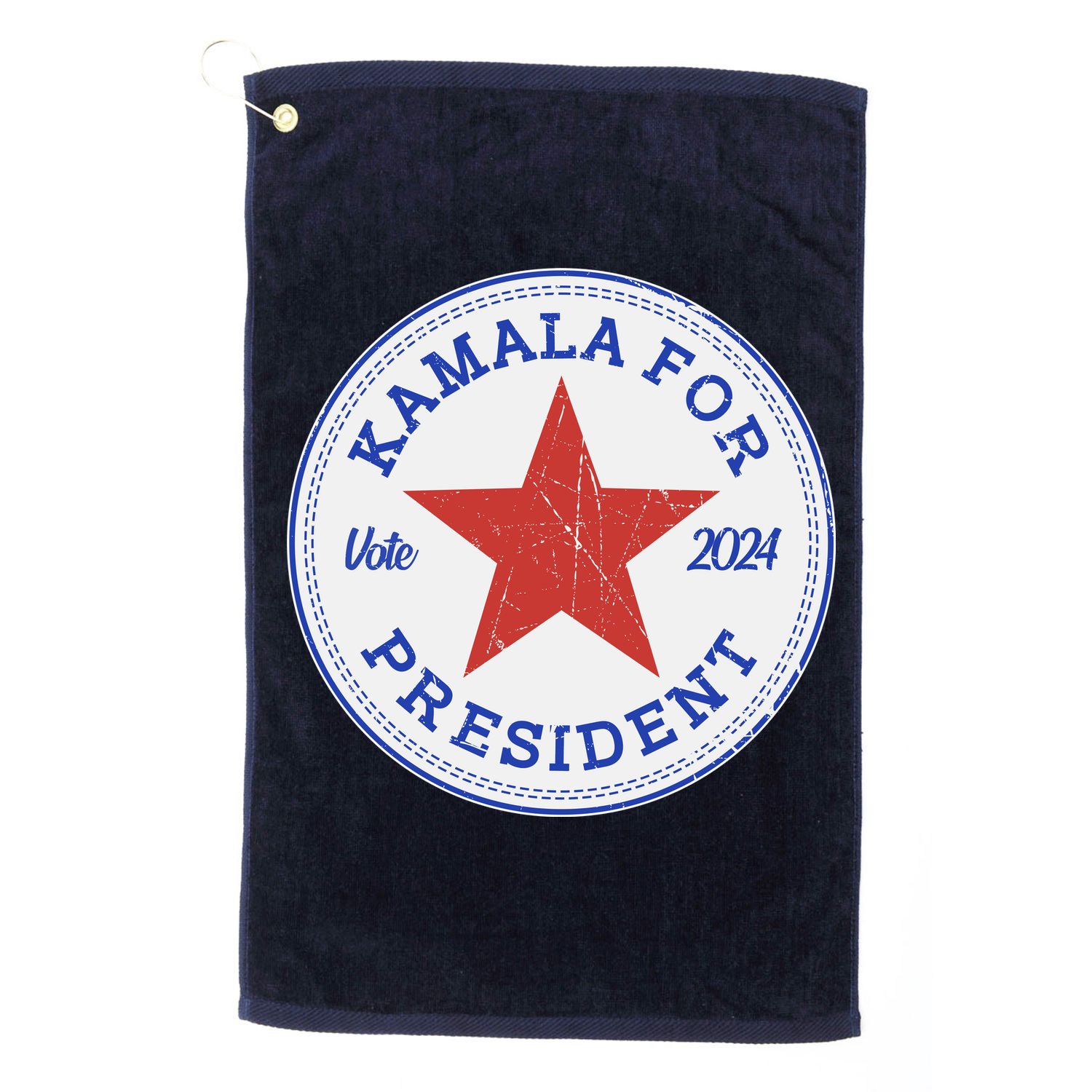 Vote 2024 Kamala For President Sneaker Logo Golf Towel