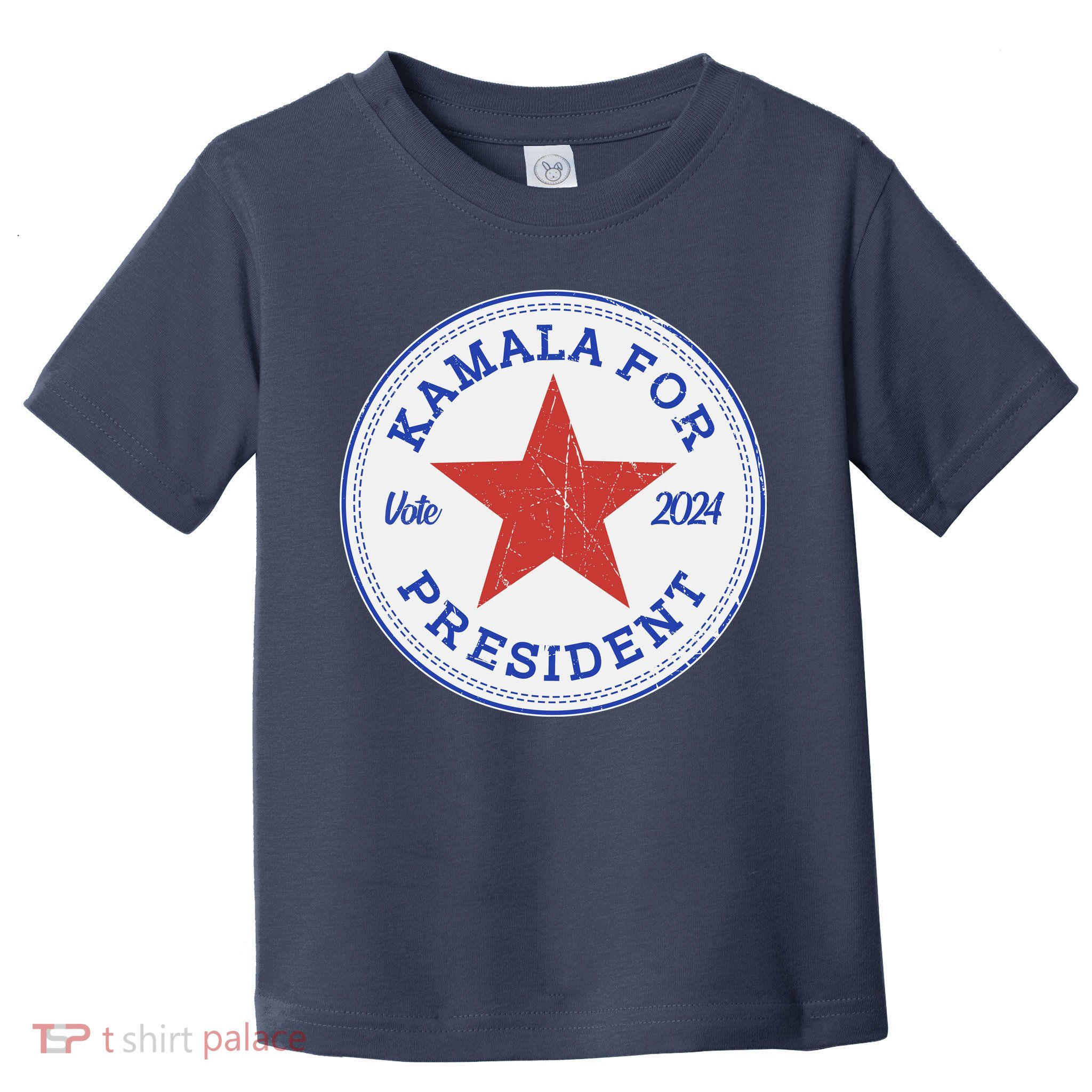 Vote 2024 Kamala For President Sneaker Logo Toddler T-Shirt