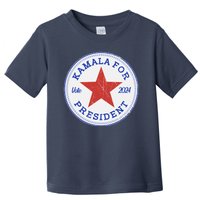 Vote 2024 Kamala For President Sneaker Logo Toddler T-Shirt