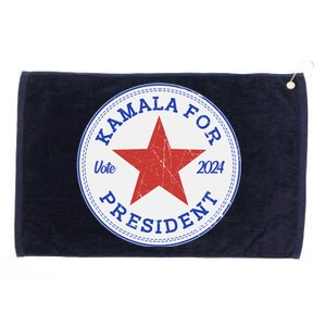 Vote 2024 Kamala For President Sneaker Logo Grommeted Golf Towel