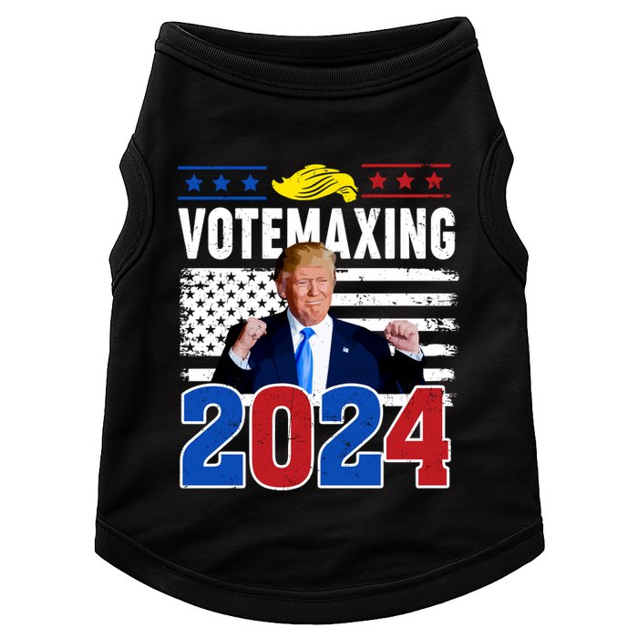 Votemaxing 2024 Looksmaxxing Funny Doggie Tank