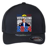 Votemaxing 2024 Looksmaxxing Funny Flexfit Unipanel Trucker Cap