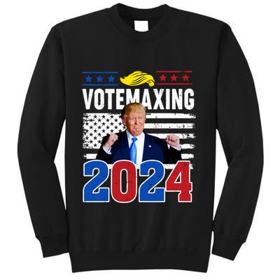 Votemaxing 2024 Looksmaxxing Funny Sweatshirt