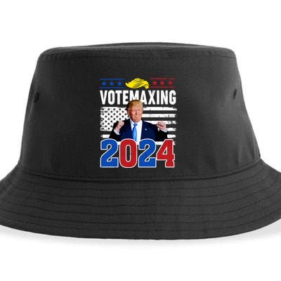 Votemaxing 2024 Looksmaxxing Funny Sustainable Bucket Hat