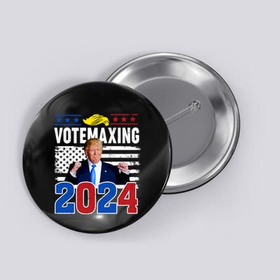 Votemaxing 2024 Looksmaxxing Funny Button