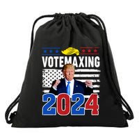 Votemaxing 2024 Looksmaxxing Funny Drawstring Bag