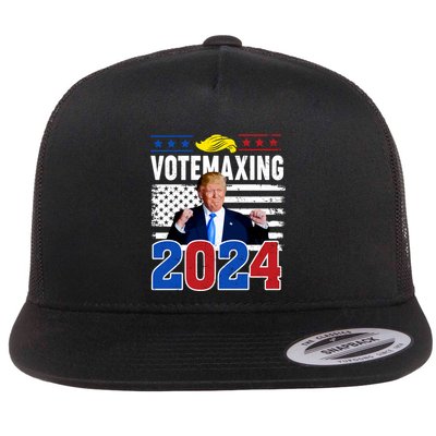 Votemaxing 2024 Looksmaxxing Funny Flatbill Hat