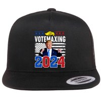 Votemaxing 2024 Looksmaxxing Funny Flatbill Hat