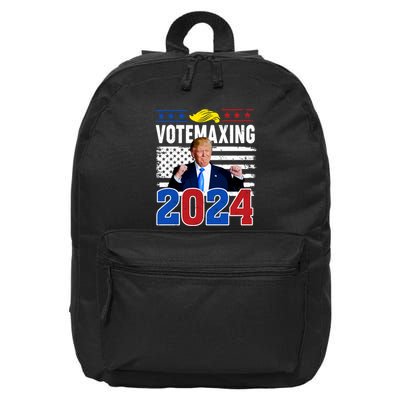 Votemaxing 2024 Looksmaxxing Funny 16 in Basic Backpack