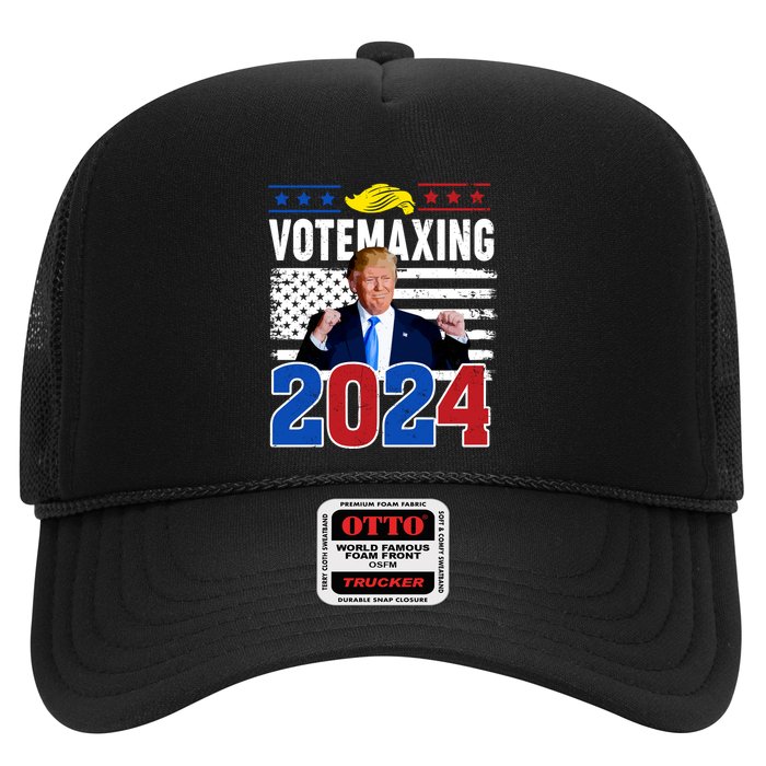 Votemaxing 2024 Looksmaxxing Funny Trucker Hat