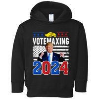 Votemaxing 2024 Looksmaxxing Funny Toddler Hoodie