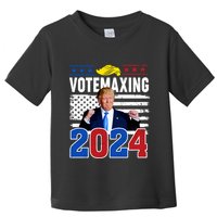 Votemaxing 2024 Looksmaxxing Funny Toddler T-Shirt