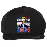Votemaxing 2024 Looksmaxxing Funny Wool Snapback Cap