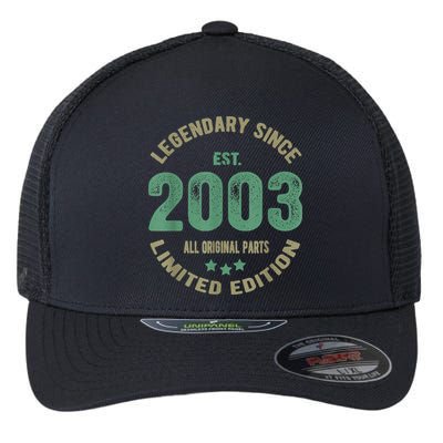 Vintage 2003 Limited Edition 20th Birthday 20 Year Old Flexfit Unipanel Trucker Cap