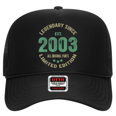 Vintage 2003 Limited Edition 20th Birthday 20 Year Old Trucker Hat