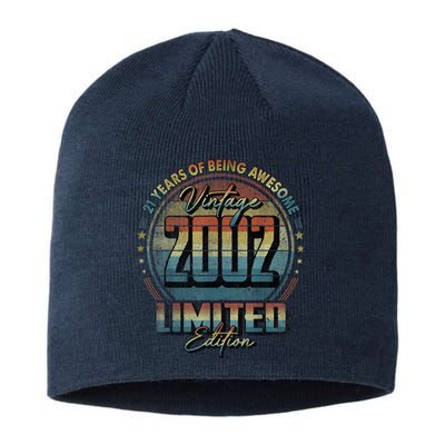 Vintage 2002 Limited Edition 21 Year Old 21st Birthday Sustainable Beanie