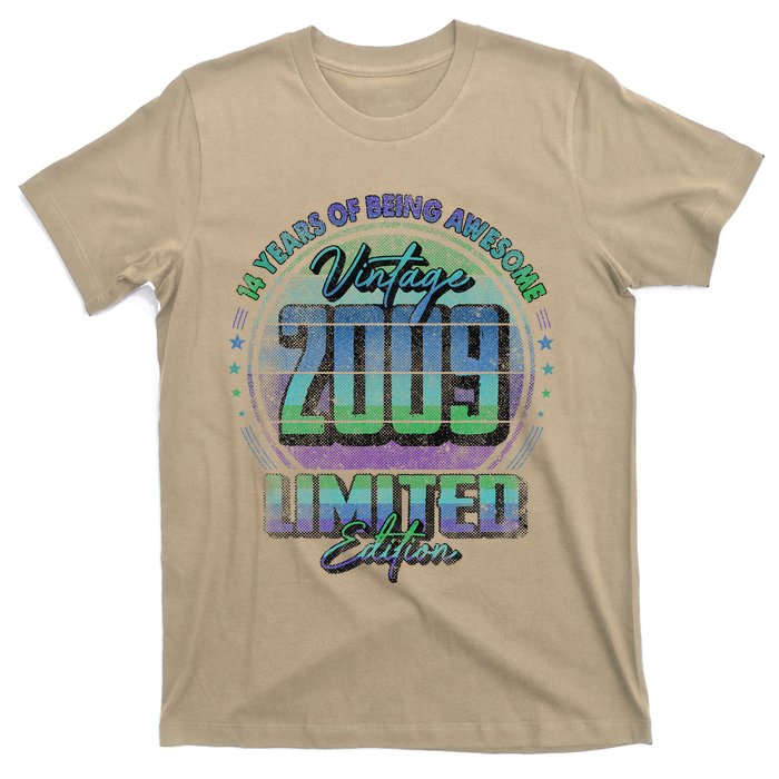 Vintage 2009 Limited Edition 14 Year Old 14th Birthday Cute T-Shirt