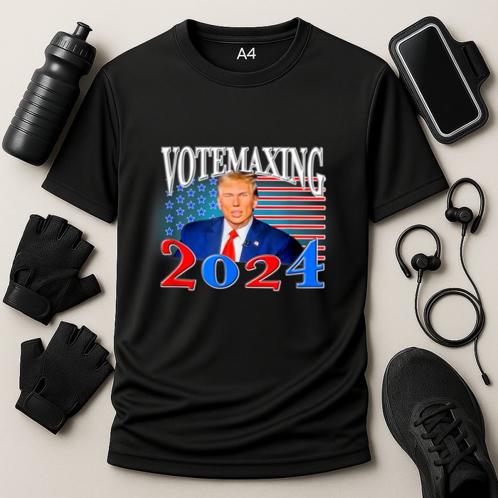 Votemaxing 2024 Looksmax Funny Performance Shirt