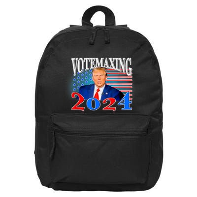Votemaxing 2024 Looksmax Funny 16 in Basic Backpack