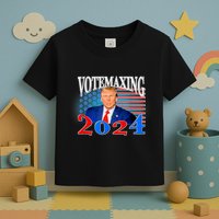 Votemaxing 2024 Looksmax Funny Toddler T-Shirt