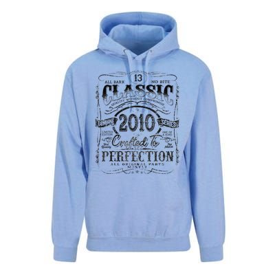 Vintage 2010 Limited Edition 13 Year Old 13th Birthday Unisex Surf Hoodie