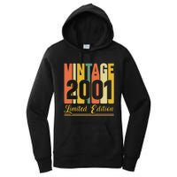 Vintage 2001 Limited Edition 21st Birthday Celebration Women's Pullover Hoodie