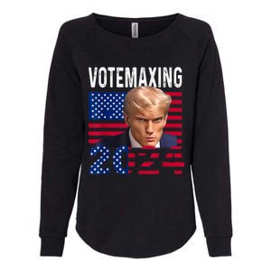 Votemaxing 2024 Looksmaxxing Funny Womens California Wash Sweatshirt