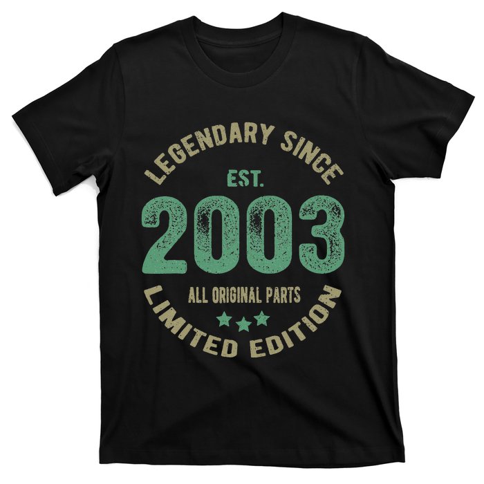 Vintage 2003 Limited Edition 20th Birthday 20 Year Old  T-Shirt