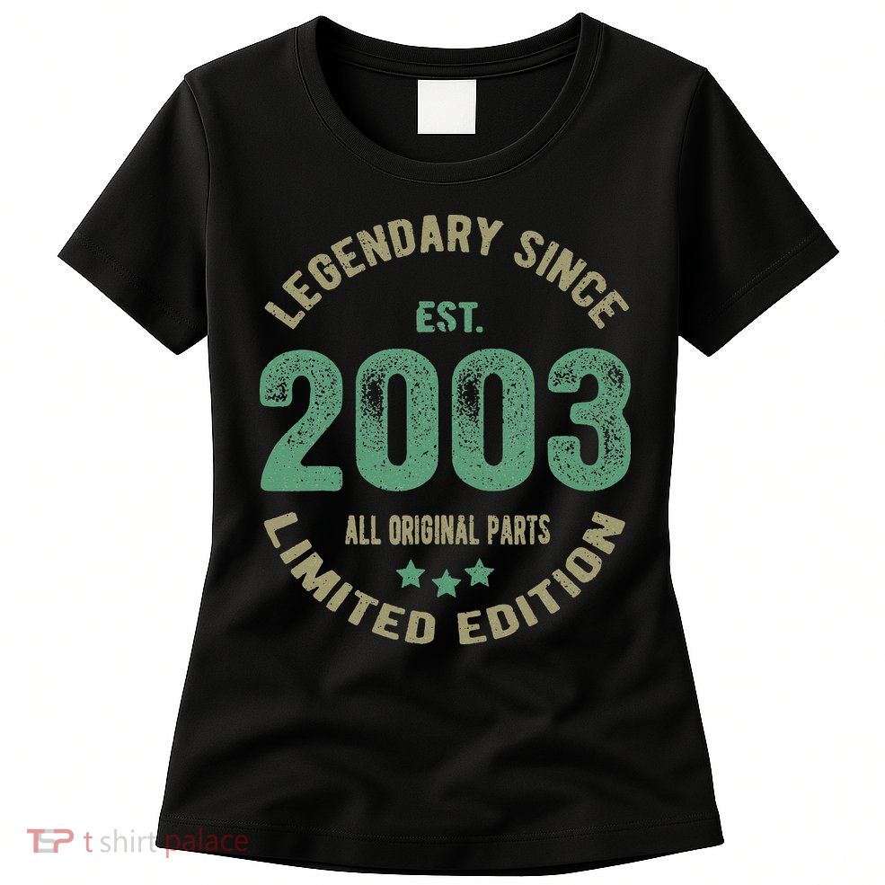 Vintage 2003 Limited Edition 20th Birthday 20 Year Old  Women's T-Shirt