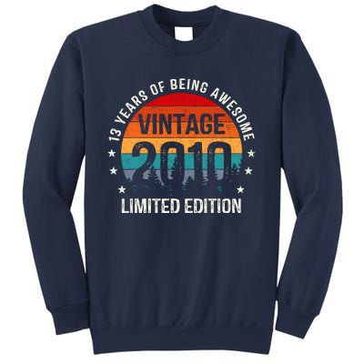 Vintage 2010 Limited Edition 13 Year Old Gifts 13th Birthday Sweatshirt