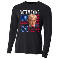 Votemaxing 2024 Looksmaxxing Funny Cooling Performance Long Sleeve Crew