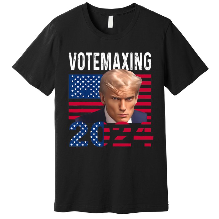 Votemaxing 2024 Looksmaxxing Funny Premium T-Shirt