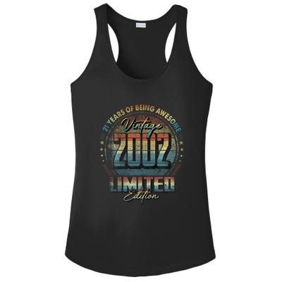 Vintage 2002 Limited Edition 21 Year Old 21st Birthday Ladies PosiCharge Competitor Racerback Tank