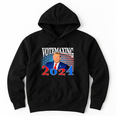 Votemaxing 2024 Looksmax Funny Hoodie