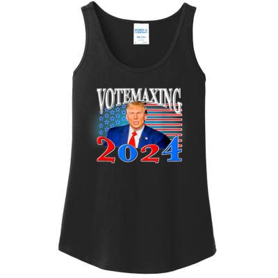 Votemaxing 2024 Looksmax Funny Ladies Essential Tank