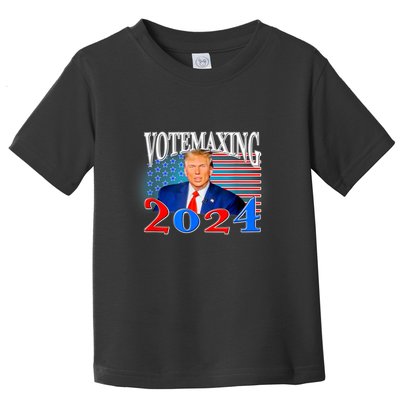 Votemaxing 2024 Looksmax Funny Toddler T-Shirt