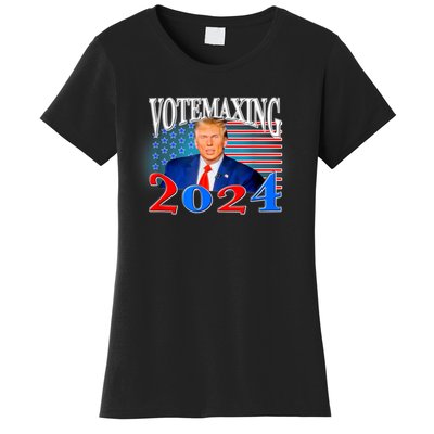 Votemaxing 2024 Looksmax Funny Women's T-Shirt