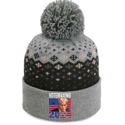 Votemaxing 2024 Looksmaxxing Funny The Baniff Cuffed Pom Beanie