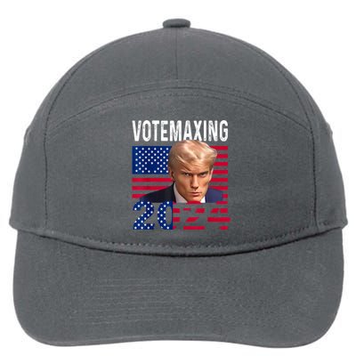 Votemaxing 2024 Looksmaxxing Funny 7-Panel Snapback Hat