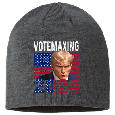 Votemaxing 2024 Looksmaxxing Funny Sustainable Beanie