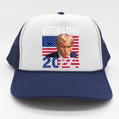 Votemaxing 2024 Looksmaxxing Funny Trucker Hat