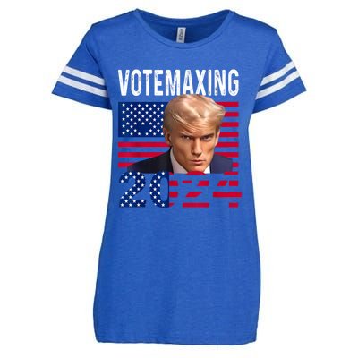 Votemaxing 2024 Looksmaxxing Funny Enza Ladies Jersey Football T-Shirt