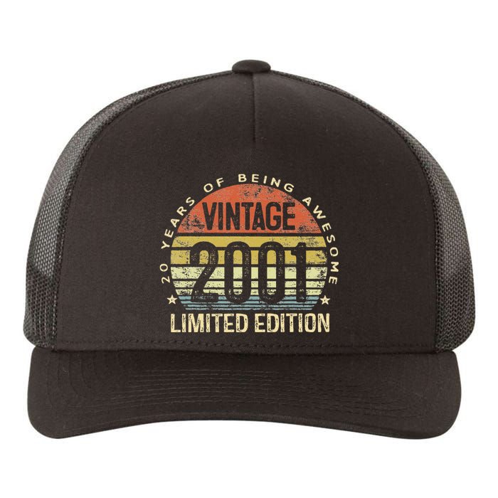 Vintage 2001 Limited Edition 22 Year Old Gifts 22th Birthday Yupoong Adult 5-Panel Trucker Hat