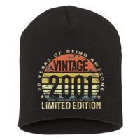 Vintage 2001 Limited Edition 22 Year Old Gifts 22th Birthday Short Acrylic Beanie