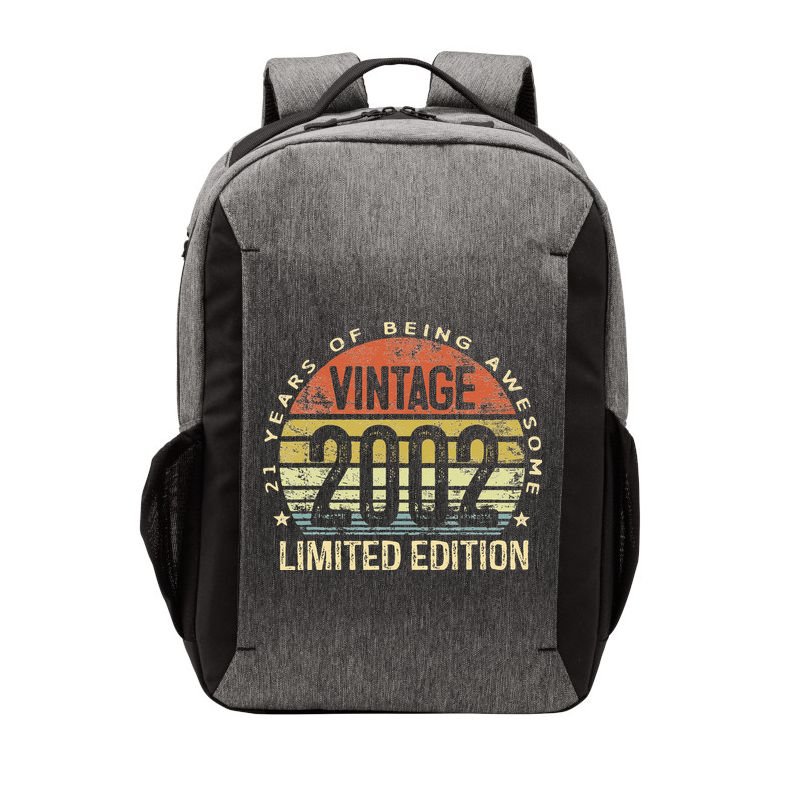 Vintage 2002 Limited Edition 21 Year Old Gifts 21st Birthday Vector Backpack