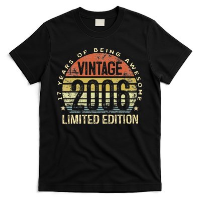 Vintage 2006 Limited Edition 17 Year Old Gifts 17th Birthday T-Shirt