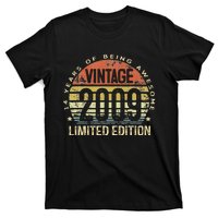 Vintage 2009 Limited Edition 14 Year Old Gifts 14th Birthday T-Shirt