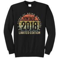 Vintage 2018 Limited Edition 5 Year Old Gifts 5th Birthday Sweatshirt